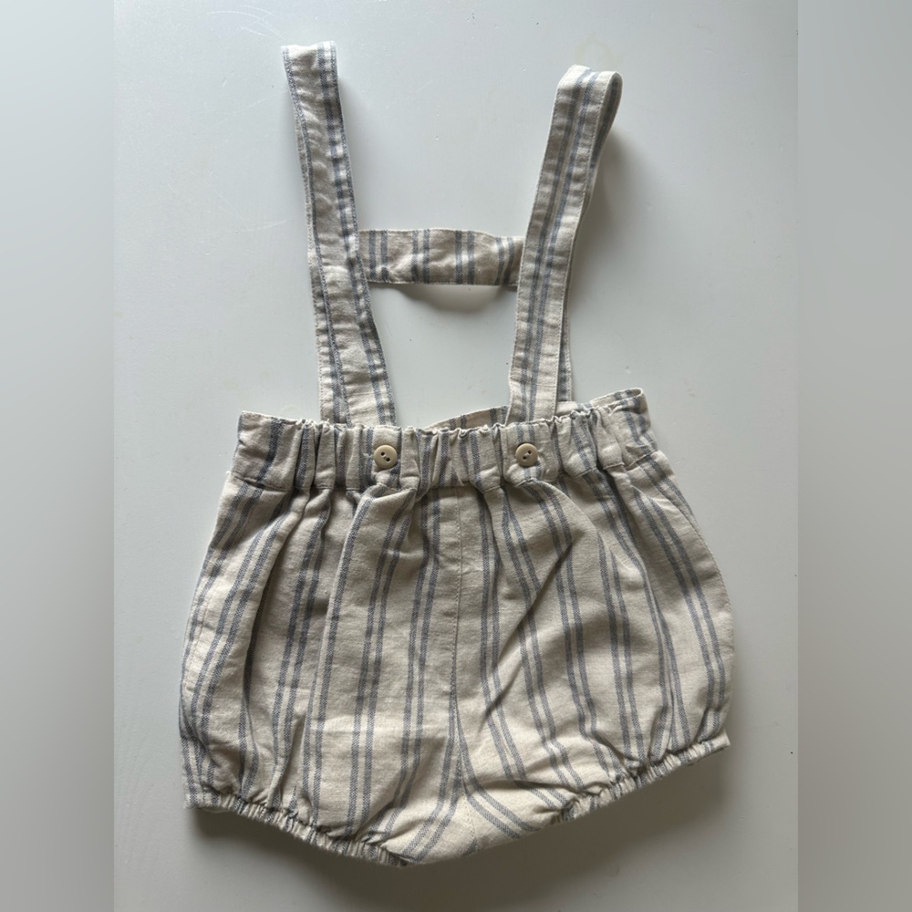Striped Kids Bottoms with Straps
